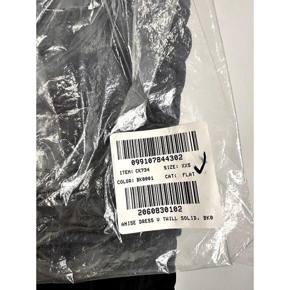 J CREW Smocked Drop Waist Silky Midi Dress Black XXS NWT Clean Girl Chic Vaca - Picture 9 of 10